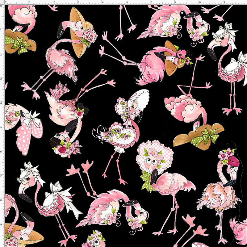 Flamingo Fancy by Loralie Designs®, Little Turtle Cottage