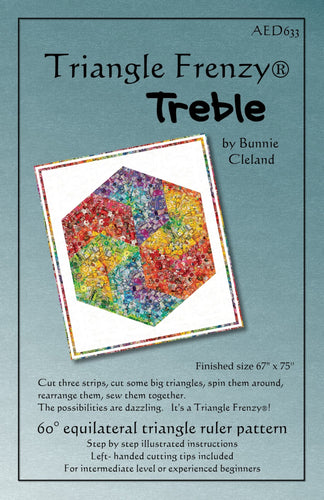 Triangle Frenzy Treble - PTN3068, Little Turtle Cottage