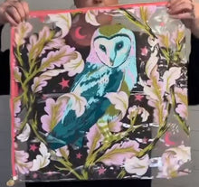 Load image into Gallery viewer, Tula Pink Night Owl X-Large Zip Project Bag, Limited Edition TPXLBAG

