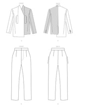 Load image into Gallery viewer, Vogue Pattern V1687 Misses Jacket &amp; Pants, Little Turtle Cottage
