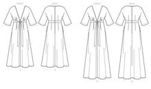 Load image into Gallery viewer, Vogue Pattern V1735 Misses Deep-V Kimono-Style Dresses, Little Turtle Cottage
