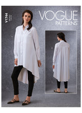 Load image into Gallery viewer, Vogue Pattern V1744 Misses Shirt &amp; Belt, Little Turtle Cottage
