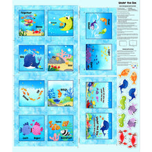 Load image into Gallery viewer, Under The Sea by SusyBee® for Clothworks, Little Turtle Cottage
