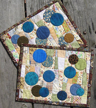 Load image into Gallery viewer, What&#39;s Up Dot? Place Mats Scrap Therapy Pattern, Little Turtle Cottage
