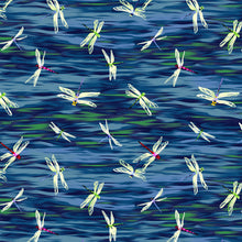 Load image into Gallery viewer, Dragonfly Days from Clothworks, Little Turtle Cottage
