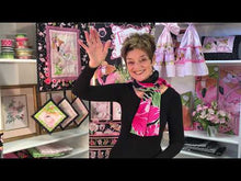 Load and play video in Gallery viewer, Flamingo Fancy, Tossed Shades Black by Loralie Designs® 692-333, by the yard
