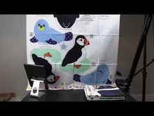 Load and play video in Gallery viewer, Snuggle Pillows II by Blank Quilting Safari Friends, 36&quot; Panel
