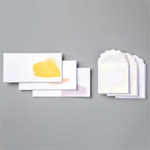 Load image into Gallery viewer, Stampin&#39; Up! Best Dressed Note Cards &amp; Envelopes 3&quot; x 3&quot; 151322 - Little Turtle Cottage
