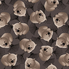 Load image into Gallery viewer, Blank Quilting Aussie Friends Tossed Wombats 2095-95 - Little Turtle Cottage
