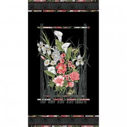 Benartex Magnificent Blooms Panel 24