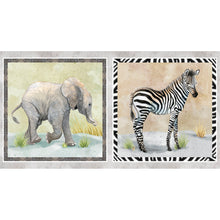 Load image into Gallery viewer, Baby Safari Animals by P&amp;B Panel, 2 Block BSAN-4841-PA - Little Turtle Cottage
