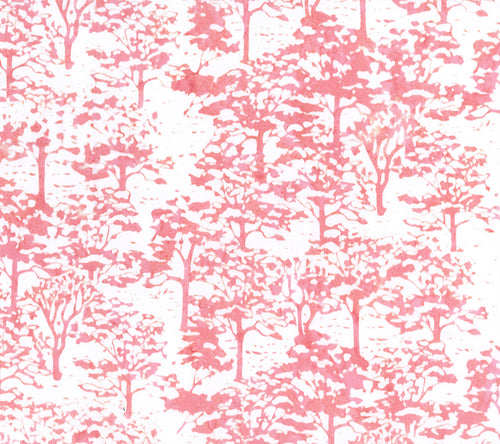 Banyan Batiks On The Wild Side Trees - Pink Blush 80944-20 - Little Turtle Cottage