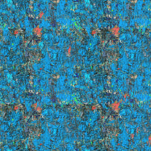 Load image into Gallery viewer, Benartex Poured Color Impressions Blue/Red 12356-55 Little Turtle Cottage
