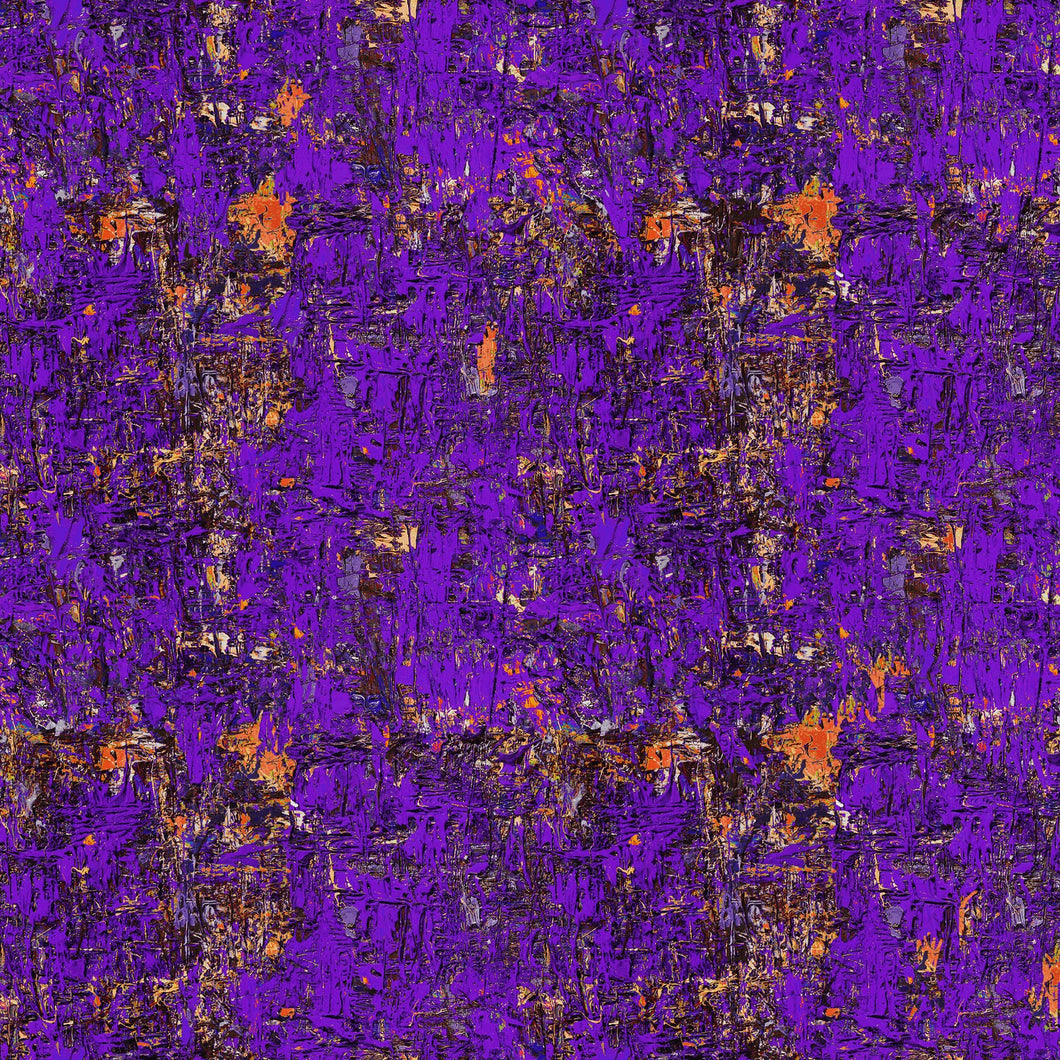 Benartex Poured Color Impressions Purple/Orange 12356-61 Little Turtle Cottage