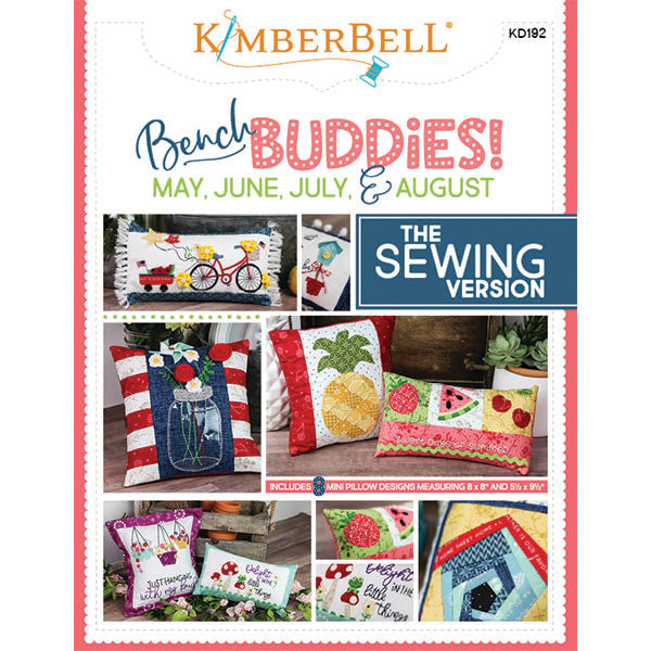 Kimberbell Designs Bench Buddies Patterns May-August, Sewing Version KD192 - Little Turtle Cottage