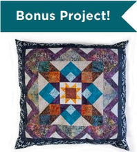 Load image into Gallery viewer, SOLARE Quilt Kit - Block of the Month BOM, 16 blocks from Banyan Batiks
