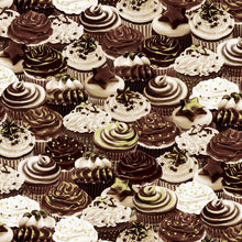 Load image into Gallery viewer, Chocolicious by Kanvas Studio for Benartex, Cupcake Dreams 9851-77, by the yard
