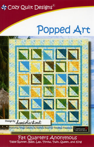 Popped Art Pattern by Cozy Quilt Designs CQD01119 - Little Turtle Cottage
