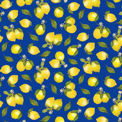 Blank Quilting Fruit For Thought Lemons Digital 1883-77 - Little Turtle Cottage