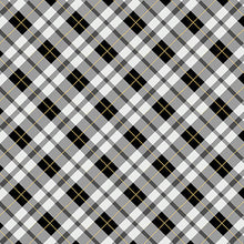Load image into Gallery viewer, Fall Potpourri by Henry Glass Metallic Bias Plaid Black 237M-93, by the yard

