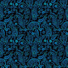 Load image into Gallery viewer, Resplendent Blue Paisley 5JYO-2 by Jason Yenter - Little Turtle Cottage
