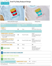 Load image into Gallery viewer, Kimberbell June Fill In The Blank Small Fries Baby Bodysuit KIDKB217, KIDKB218, KIDKB219
