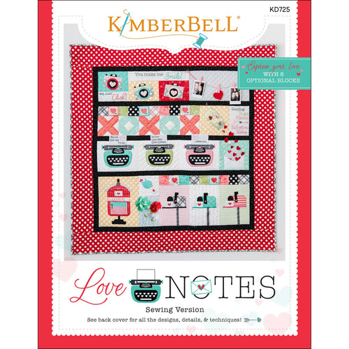 Kimberbell Love Notes Quilt Pattern KD725 | Little Turtle Cottage