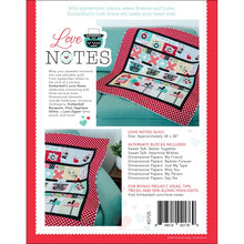 Load image into Gallery viewer, Kimberbell Love Notes Quilt Pattern KD725 | Little Turtle Cottage
