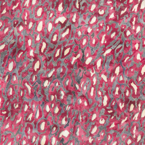 Love to Wear Rayon, Batik by Northcott Lots of Spots Pink Punch 82125-28 - Little Turtle Cottage
