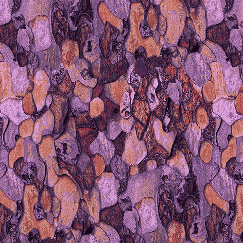 Blank Quilting Natural Beauties-Tree Bark Purple 1794-55 - Little Turtle Cottage