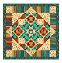 Load image into Gallery viewer, Canyon Lands by Reeze L Hanson of Morning Glory Designs Quilt Pattern Northcott Stonehenge Sun Valley 2 collection - Little Turtle Cottage
