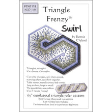 Load image into Gallery viewer, Triangle Frenzy Swirl Pattern from Bunnie Cleland of Triangle Frenzy PTN2862 - Little Turtle Cottage
