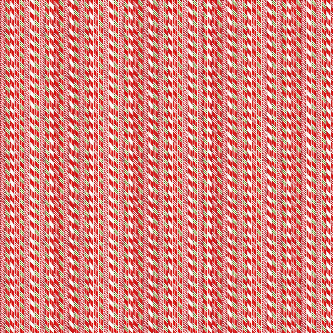 Peppermint Candy by Northcott Candy Cane Stripe 24628-10 - Little Turtle Cottage