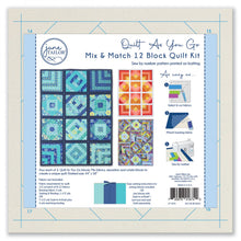 Load image into Gallery viewer, June Taylor &quot;Quilt As You Go&quot; Quilt Block 12 blocks - Mix &amp; Match - Little Turtle Cottage
