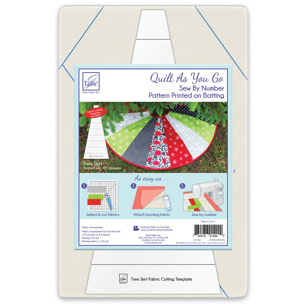 Quilt As You Go Tree Skirt JT-1492