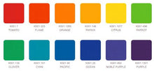 Load image into Gallery viewer, Robert Kaufman Kona Cotton Solid Bright Rainbow Palette 2-1/2&quot; Strips (40 pcs) 100% Cotton RU-784-40 - Little Turtle Cottage
