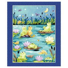 Load image into Gallery viewer, Paul&#39;s Pond by Susybee for Clothworks 36&quot; Quilt Panel SB20405-780 - Little Turtle Cottage
