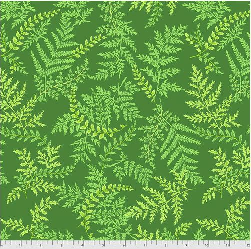 Secret Stream by Philip Jacobs Snow Leopard Designs for FreeSpirit Fabrics, Ferns Kaffe -  Little Turtle Cottage