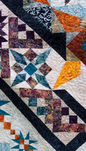 Load image into Gallery viewer, SOLARE Quilt Kit - Block of the Month BOM, 16 blocks from Banyan Batiks
