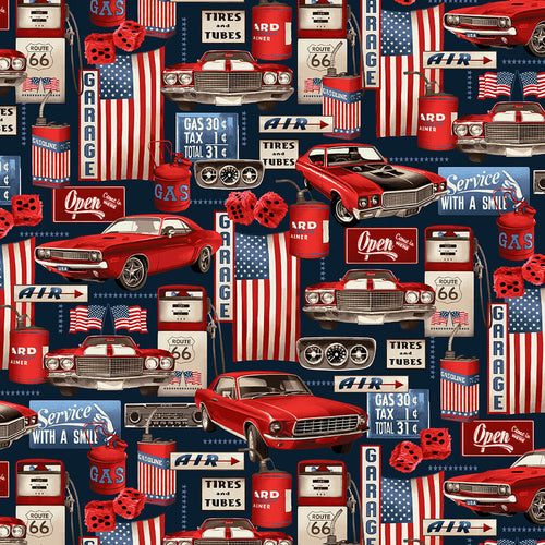 American Muscle by Studio E, Garage Collage 5333-78 - Little Turtle Cottage