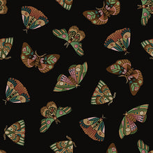 Load image into Gallery viewer, Dark Forest by Studio E Tossed Moths 6274-39 - Little Turtle Cottage
