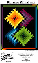 Load image into Gallery viewer, Twister Illusions from Quilt Moments by Marilyn Forrman Pattern QM131 - Little Turtle Cottage
