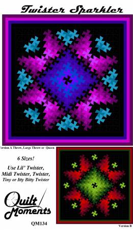 Twister Sparkler from Quilt Moments by Marilyn Foreman Pattern QM134 - Little Turtle Cottage
