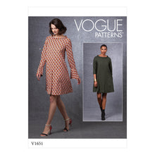Load image into Gallery viewer, Vogue Pattern V1651 Misses Dress
