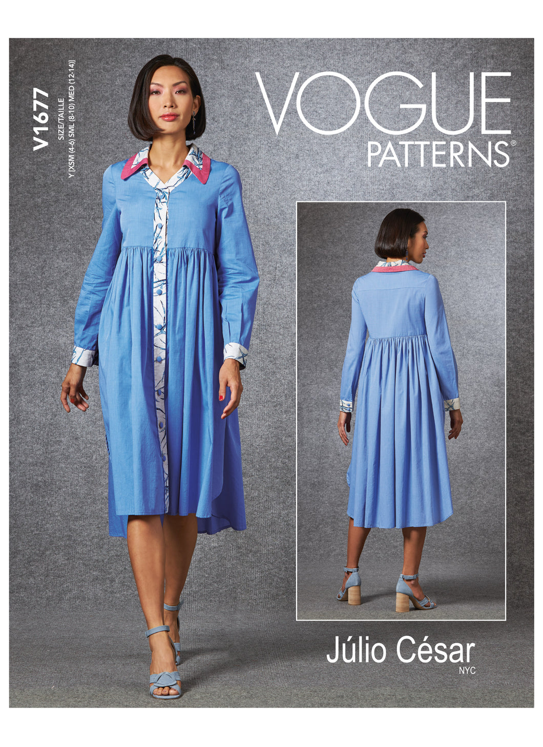Vogue Pattern V1677 Misses Dress - Little Turtle Cottage