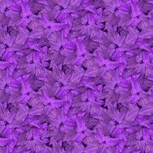 Load image into Gallery viewer, Tina&#39;s Garden Packed Tonal Leaves Dark Purple by Clothworks Y3681-28 - Little Turtle Cottage
