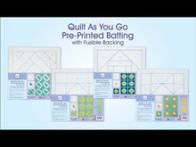 Load and play video in Gallery viewer, June Taylor &quot;Quilt As You Go&quot; Quilt Block 6 blocks/pkg - London Labyrinth

